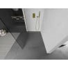 Mexen Kioto ścianka prysznicowa Walk-in 80 x 200 cm, transparent 8 mm, złota - 800-080-101-50-00