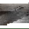 Mexen Lunar-F Duo kabina prysznicowa składana 90 x 85 cm, transparent, gun gray szczotkowany - 836-090L-085P-66-00