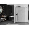 Mexen Kioto ścianka prysznicowa Walk-in 50 x 200 cm, transparent 8 mm, czarna - 800-050-101-70-00