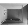 Mexen Kioto+ ścianka prysznicowa z półką Walk-in 90 x 200 cm, transparent, chrom - 800-090-121-01-00