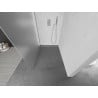 Mexen Kioto ścianka prysznicowa Walk-in 90 x 200 cm, szron 8 mm, chrom - 800-090-101-01-30