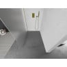 Mexen Kioto ścianka prysznicowa Walk-in 80 x 200 cm, szron 8 mm, złota - 800-080-101-50-30