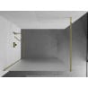 Mexen Kioto ścianka prysznicowa Walk-in 100 x 200 cm, szron 8 mm, złota - 800-100-101-50-30