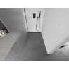 Mexen Kioto ścianka prysznicowa Walk-in 70 x 200 cm, szron 8 mm, czarna - 800-070-101-70-30