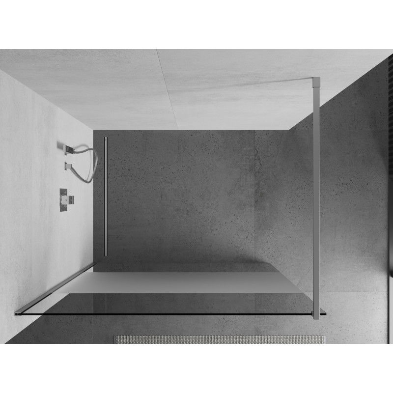 Mexen Kioto ścianka prysznicowa Walk-in 80 x 200 cm, transparent/szron 8 mm, chrom - 800-080-101-01-35