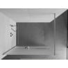 Mexen Kioto+ ścianka prysznicowa z półką Walk-in 80 x 200 cm, szron, chrom - 800-080-121-01-30
