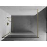 Mexen Kioto ścianka prysznicowa Walk-in 110 x 200 cm, transparent/szron 8 mm, złota - 800-110-101-50-35