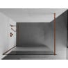 Mexen Kioto ścianka prysznicowa Walk-in 110 x 200 cm, transparent/szron 8 mm, różowe złoto - 800-110-101-60-35