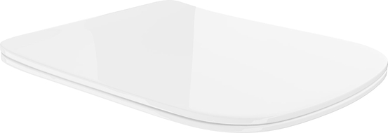 Mexen deska wolnoopadająca slim, duroplast, biała połysk - 39120100