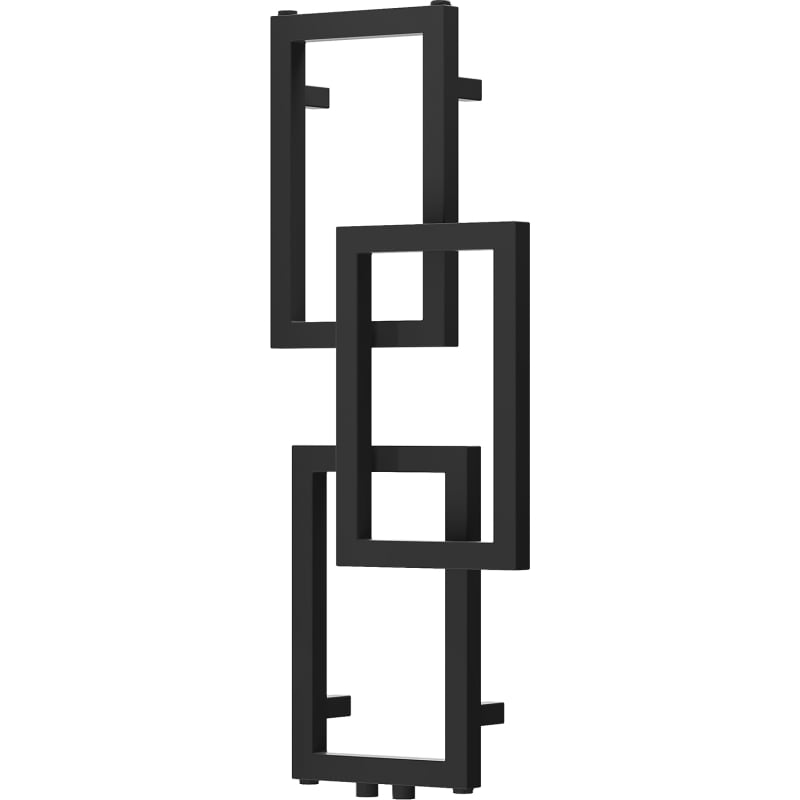 Mexen Grid grzejnik łazienkowy dekoracyjny 870 x 360 mm, 209 W, czarny - W215-0870-360-00-70