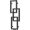 Mexen Grid grzejnik łazienkowy dekoracyjny 870 x 360 mm, 209 W, antracyt - W215-0870-360-00-66