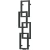 Mexen Grid grzejnik łazienkowy dekoracyjny 1115 x 360 mm, 279 W, antracyt - W215-1115-360-00-66
