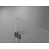 Mexen Lunar-F kabina prysznicowa składana lewa 95 x 80 cm, transparent, gun metal - 836-095-080-95-00-L