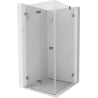 Mexen Lunar-F kabina prysznicowa składana lewa 90 x 90 cm, transparent, gun metal - 836-090-090-95-00-L