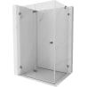 Mexen Lunar-F kabina prysznicowa składana lewa 95 x 90 cm, transparent, gun metal - 836-095-090-95-00-L
