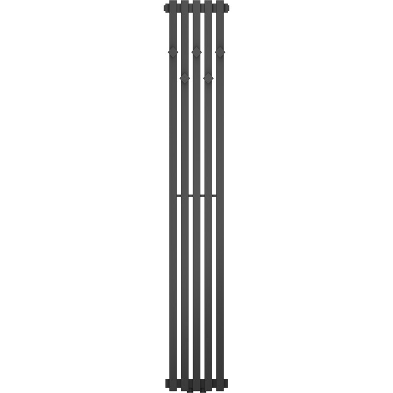 Mexen Flux grzejnik łazienkowy dekoracyjny 1500 x 240 mm, 450 W, antracyt - W127-1500-240-00-66