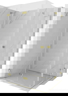 Mexen Lunar-F Duo kabina prysznicowa składana 95 x 85 cm, transparent, złota - 836-095L-085P-50-00