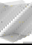 Mexen Lunar-F Duo kabina prysznicowa składana 95 x 90 cm, transparent, złota - 836-095L-090P-50-00