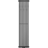 Mexen Flux grzejnik łazienkowy dekoracyjny 1500 x 340 mm, 630 W, antracyt - W127-1500-360-00-66