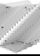 Mexen Lunar-F Duo kabina prysznicowa składana 95 x 80 cm, transparent, gun gray szczotkowany - 836-095L-080P-66-00