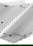 Mexen Lunar-F Duo kabina prysznicowa składana 95 x 90 cm, transparent, czarna - 836-095L-090P-70-00