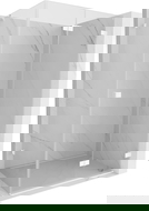 Mexen Lunar-F kabina prysznicowa składana prawa 95 x 80 cm, transparent, biała - 836-095-080-20-00-P