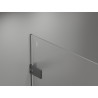Mexen Lunar-F Duo kabina prysznicowa składana 95 x 90 cm, transparent, gun metal - 836-095L-090P-95-00