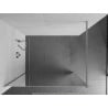 Mexen Kioto ścianka prysznicowa Walk-in 80 x 200 cm, lustro 8 mm, chrom - 800-080-101-01-50