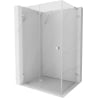 Mexen Lunar-F L kabina prysznicowa składana lewa 80 x 70 cm, transparent, chrom - 836L-080-070-01-00-L