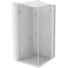 Mexen Lunar-F L kabina prysznicowa składana lewa 80 x 80 cm, transparent, chrom - 836L-080-080-01-00-L