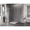 Mexen Lunar-F L kabina prysznicowa składana lewa 80 x 80 cm, transparent, chrom - 836L-080-080-01-00-L