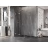 Mexen Lunar-F L kabina prysznicowa składana lewa 90 x 90 cm, transparent, chrom - 836L-090-090-01-00-L
