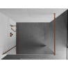 Mexen Kioto ścianka prysznicowa Walk-in 70 x 200 cm, lustro 8 mm, różowe złoto - 800-070-101-60-50