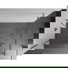 Mexen Kioto ścianka prysznicowa Walk-in 110 x 200 cm, lustro 8 mm, różowe złoto - 800-110-101-60-50