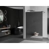 Mexen Kioto ścianka prysznicowa Walk-in 80 x 200 cm, lustro 8 mm, czarna - 800-080-101-70-50