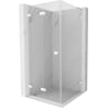 Mexen Lunar-F L kabina prysznicowa składana lewa 80 x 80 cm, transparent, biała - 836L-080-080-20-00-L