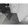 Mexen Kioto ścianka prysznicowa Walk-in 130 x 200 cm, czarna ramka 8 mm, chrom - 800-130-101-01-70