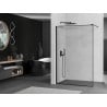 Mexen Kioto ścianka prysznicowa Walk-in 70 x 200 cm, czarna ramka 8 mm, czarna - 800-070-101-70-70