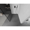 Mexen Kioto ścianka prysznicowa Walk-in 100 x 200 cm, czarna ramka 8 mm, czarna - 800-100-101-70-70