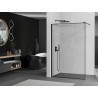 Mexen Kioto ścianka prysznicowa Walk-in 100 x 200 cm, czarna ramka 8 mm, czarna - 800-100-101-70-70