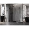 Mexen Lunar-F L kabina prysznicowa składana lewa 85 x 80 cm, transparent, czarna - 836L-085-080-70-00-L