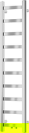 Mexen Bolt grzejnik łazienkowy 1200 x 300 mm, 189 W, chrom - W126-1200-300-00-01
