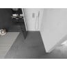 Mexen Kioto ścianka prysznicowa Walk-in 90 x 200 cm, czarna kratka 8 mm, chrom - 800-090-101-01-77