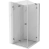 Mexen Lunar-F L kabina prysznicowa składana lewa 70 x 70 cm, transparent, gun metal - 836L-070-070-95-00-L