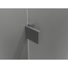 Mexen Lunar-F L kabina prysznicowa składana lewa 95 x 90 cm, transparent, gun metal - 836L-095-090-95-00-L