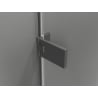 Mexen Lunar-F L kabina prysznicowa składana lewa 95 x 90 cm, transparent, gun metal - 836L-095-090-95-00-L
