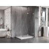 Mexen Lunar-F L kabina prysznicowa składana prawa 95 x 90 cm, transparent, chrom - 836L-095-090-01-00-P