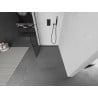 Mexen Kioto ścianka prysznicowa Walk-in 70 x 200 cm, czarna kratka 8 mm, czarna - 800-070-101-70-77