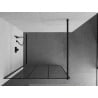 Mexen Kioto ścianka prysznicowa Walk-in 110 x 200 cm, czarna kratka 8 mm, czarna - 800-110-101-70-77