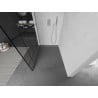 Mexen Kioto ścianka prysznicowa Walk-in 70 x 200 cm, czarny wzór 8 mm, chrom - 800-070-101-01-78